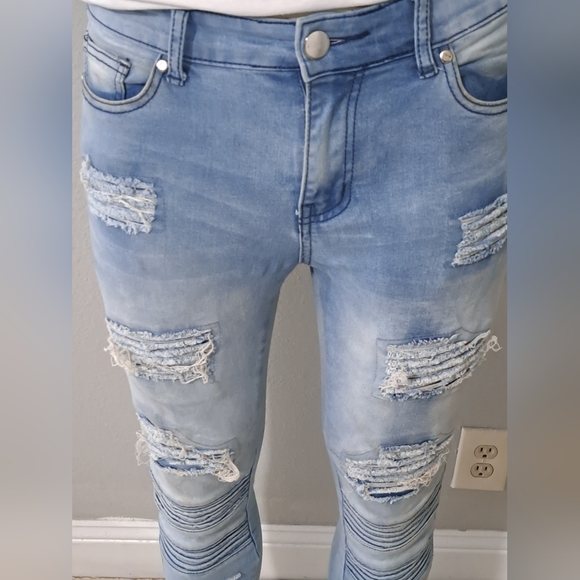 Hustle Men's Jeans, Slim Skinny Size 30. - Picture 9 of 16